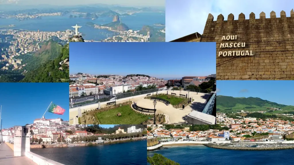 discover 5 royal capitals of portugal capitais history lisbon lisboa coimbra guimaraes rio e janeiro angra do heroismo citiy