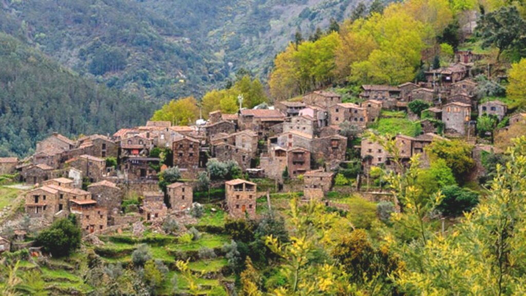 A hidden gem of natural stone villages Aldeias do Xisto Coimbra district central portugal schist stones picturesque off grid