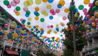 agueda aveiro balloons umbrella project travel