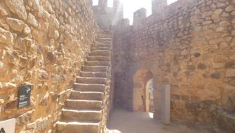 almourol inner castle view templar moorish preserved