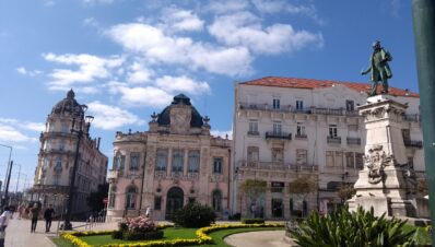 Coimbra road trip travel main square portugal city center
