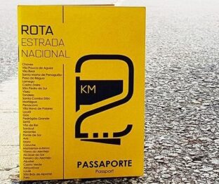 rota en2 portugal north south travel passport stamps route 66 portuguese