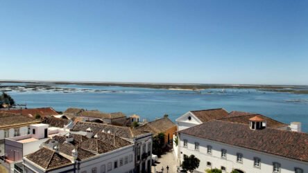 faro capital of the algarve at the atlantic ocean bay city overview