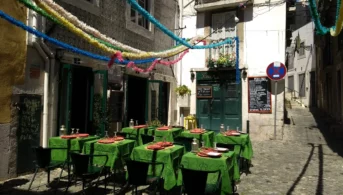 june festivities fado restaurant color gerlands