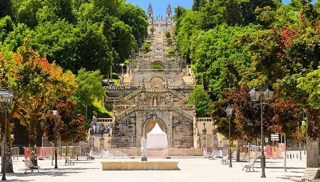 lamego sanctuary santuario portugal north rota en2 route road trip stairs church