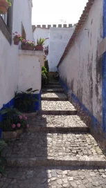 obidos small streets stairs medieval unesco