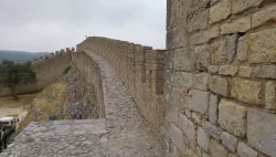 obidos village castle wall portugal silver coast