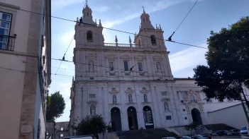 lisboa inside neighbourhood sao vicente fora church portugal