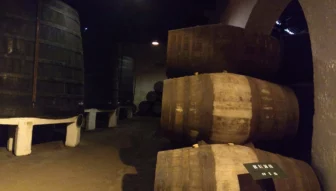 porto port wine lodge cellar different barrels vila nova de gaia