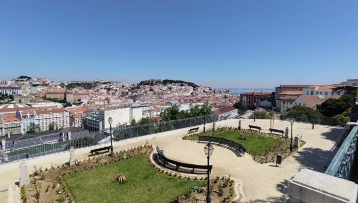 lisboa lisbon inside neighbourhood principe real miradouro viewpoint