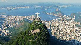 rio de janeiro royal capital portugal brazil air view christus city overview history portuguese empire