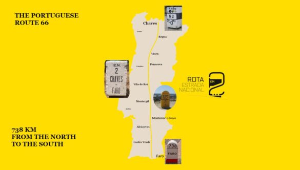 rota en2 portugal from north to south road trip roadtrip chaves faro 738 km portuguese route 66 route national
