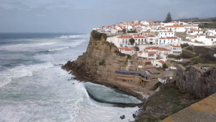 sintra azenhas do mar summer residence swimming pool cliffs village atlantic ocean