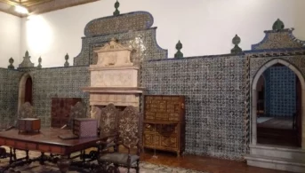 sintra royal summer residence oldest national palace inside room view azulejos moors moorish portugal