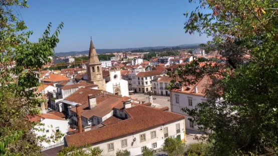 tomar the templar city in the ribatejo main square baptiste republic praça nature