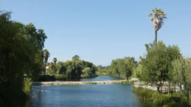 tomar nabao river nature park view in the templar city ribatejo